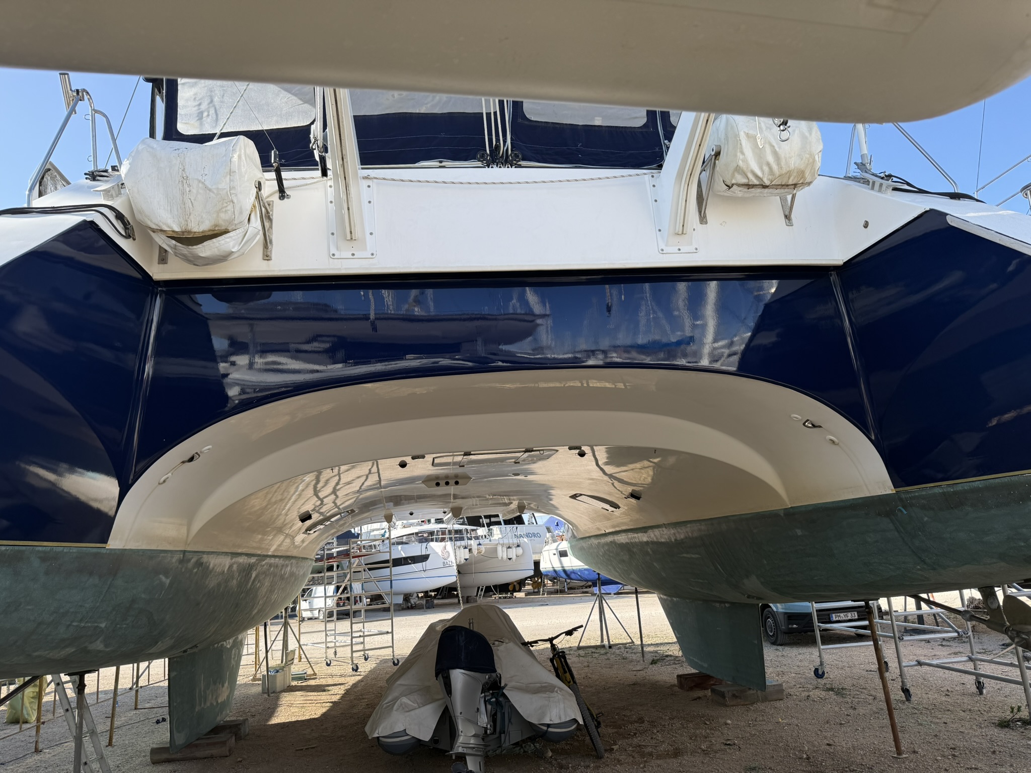 PPF protective film Project - Blue film with PPF protective film